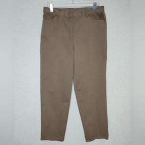 Ruby Rd. FAVORITES Expandable Waist Casual Pants, Lite Mocha 10